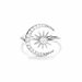 S925 Sterling Silver Ring Female Internet Celebrity Moon Star Crescent Diamond Fashion Advanced Ring_ipsvogv.com