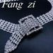 Light luxury short choker necklace for women ins full diamond super shiny clavicle necklace for women_ipsvogv.com