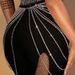 Hot-selling Exaggerated Multi-layer Rhinestone Waist Chain Nightclub Flower-shaped Sexy Body Chain Female European And American Body Chain_ipsvogv.com