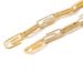 Men's Jewelry Necklace Paper Clip Buckle 10mm Hip Hop Bracelet Personality Couple Clavicle Chain Cross Border Hip Hop Jewelry_ipsvogv.com