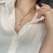 Stainless Steel New Fashion Fine Jewelry Elegant Sexy M Zircon Tassel Charms Chain Choker Necklaces & Pendants For Women_ipsvogv.com