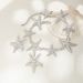 Ocean Vacation Style Starfish Pendant Necklace, Fashionable And Personalized Geometric Metal Face Accessories Set_ipsvogv.com