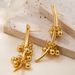 Light Luxury High-End Beaded Tassel Gold High Color Retention Ins Design Heavy Craft Fashion Earrings_ipsvogv.com