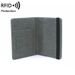 RFID Anti-theft Brush Passport Bag PU Leather Cover Simple And Stylish Multifunctional Document Bag For Overseas Travel Passport Clip_ipsvogv.com