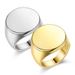 Smooth Ring Retro Men's Ring Simple Smooth Ring Jewelry_ipsvogv.com