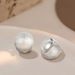 Brushed ball earrings for women, simple and elegant earrings, autumn and winter design, earrings_ipsvogv.com