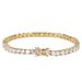 Women's Jewelry Copper Tennis Chain 3mm 4mm 5mm Copper Micro Inlaid Zirconia Single Row Bracelet Hip Hop Bracelet_ipsvogv.com