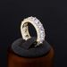 Personality Hip Hop Rectangular Full Zircon Ring Men And Women Couple Simple Jewelry Ring Jewelry_ipsvogv.com