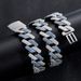 Hip Hop Necklace Men's Blue And White Zircon 20MM Box Buckle Miami Heavy Cuban Chain Hip Hop Men's Necklace_ipsvogv.com