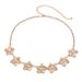 Sexy Beach Pearl Flower Waist Sweet Cool Style Metal Body Chain_ipsvogv.com