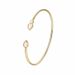 Brass Gold Plated Bracelet For Women Light Luxury Style Inlaid Opal Opening Adjustable Teardrop Shaped Bracelet_ipsvogv.com