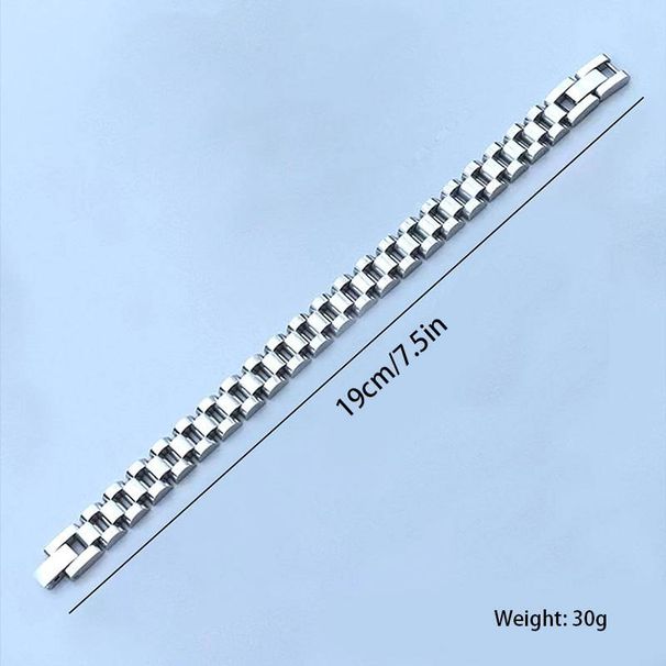 New Titanium Steel Chain Bracelet, High-end Men's And Women's Cuban Hip-hop Bracelet,bangle, Fashion Holiday Jewelry_ipsvogv.com