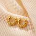 Women’s Jewelry Set Fashion Simple Temperament Versatile Personality Earrings Retro Twisted Copper Plated Ear Buckle Ear Ring Female Earrings_ipsvogv.com