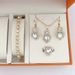 Jewelry Sets fashionable and versatile, diamond necklace, bracelet, earrings, ring four piece set_ipsvogv.com