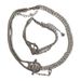 Asymmetric Tassel Belt Buckle Choker Sparkling Diamond Cool Style With Niche Design, High-end Non Fading Necklace_ipsvogv.com