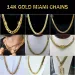 Wholesale 10K 14K Solid Real Gold 8MM Cuban K Chain Bracelet Iced Out Hip Hop Moissanite Necklace Fine Jewelry Men Women_ipsvogv.com