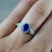Sanjie Jewelry Style Inlaid Blue Ring Fashionable And Exquisite Women's Handmade_ipsvogv.com