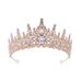 Bridal Crown Alloy Hair Accessories Wedding Dress Rhinestone Headband Electroplating Birthday Crown Dinner Wedding Headdress_ipsvogv.com