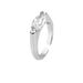 Medieval Brushed Zircon Pearl for Women Open Plain Ring, Layered with Small and High end, Light Luxury Couple Ring_ipsvogv.com