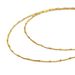 ETSY Brass Material Gold-plated Simple And Versatile Temperament Layered Fashionable Double-layer Bean Chain Necklace_ipsvogv.com