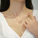 New fashion women four seasons clavicle chain light luxury niche high-end design sense of ins accessory sweater chain_ipsvogv.com
