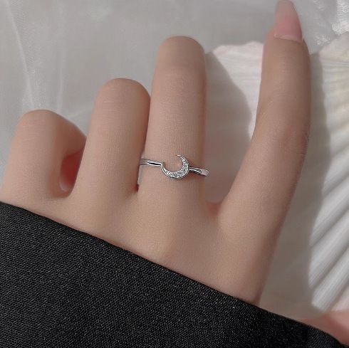 Korean Ins Style Female Niche Design, Pearl Ring, Light Luxury, Minimalist, Open Mouth Ring_ipsvogv.com