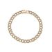 Alloy Round Gold Hip Hop Necklace Jewelry Cuban Chain No Fading Diamond Special Men's Necklace_ipsvogv.com