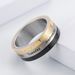 Titanium steel calendar ring Roman numeral time ring men's jewelry_ipsvogv.com