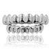 HIPHOP Hip Hop Gold Upper Lower Teeth, 8 Smooth Teeth Set_ipsvogv.com