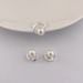 Pearl earring necklace set exquisite three piece bridal jewelry wedding banquet dress accessories_ipsvogv.com