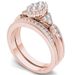 Sanjie Fashion Accessories New Popular Water Diamond Horse Eye Two Piece Set Ring For Women_ipsvogv.com