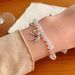 Bow Transparent Crystal Bead For Women With A Sense Of Luxury, Elegance, Fashion Temperament, Trendy And Versatile_ipsvogv.com