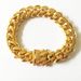 Titanium Round Polished Dragon Head Buckle Bracelet Stainless Steel Dense Chain Men's Hip-Hop High-Quality Jewelry_ipsvogv.com