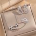 Explosions Horseshoe Buckle Necklace Women's Joker Micro-inlaid Niche Light Luxury Heavy Industry Clavicle _ipsvogv.com