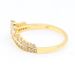 Women's Jewelry Crown Wishbone Ring - Elegant Stackable Princess Ring, Gold-Tone Fashion Statement Piece, Gift For Her, Sizes 50-60_ipsvogv.com