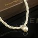 Short collarbone chain ladies everything with pearl necklaces temperament accessories_ipsvogv.com
