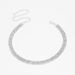 Full Rhinestone Three Row Dense Necklace Earrings Bracelet Set Female Bride Wedding Wedding Dress Accessories_ipsvogv.com