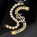 New Niche Light Luxury Hip-Hop Fashion Cuban Bracelet Full Diamond Jewelry Set_ipsvogv.com