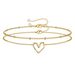 Women's Jewelry Copper Hot Style Love Ladies Stainless Steel Clavicle Bracelet Gold Plated Personalized Copper Niche Bracelet_ipsvogv.com