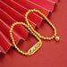 Inheriting The Sand Gold Phoenix Laiyi Bracelet, Women's Artistic Cloisonn É, Burning Blue Bell, Copper Alloy Handmade_ipsvogv.com
