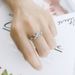 Fashion color separation electroplating hollow heart shaped infinity ring for women zircon jewelry_ipsvogv.com