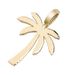 Men's Hip Hop Jewelry - Solid Coconut Tree Pendant With Micro-Inlaid Colored Zirconia, 24" Rope Chain Included (Gold/Silver) Hip Hop Jewelry_ipsvogv.com