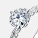 Global Hot S925 Silver Dazzling 1 Carat Moissanite Ring Inlaid With Shining Colored Gemstones Engagement Ring Fashion_ipsvogv.com