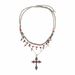 Original Gothic Tassel Cross Pendant Crystal Chain Necklace Female European And American Exaggerated Retro Personality Net Red Jewelry_ipsvogv.com