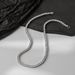 Fashionable And Elegant Diamond-Studded Tennis Unisex Clavicle Chain Hip-Hop Cool Ins Style Necklace Jewelry_ipsvogv.com