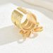A niche Korean version of copper zircon inlaid with simple bow design women. The ring has an adjustable opening for the_ipsvogv.com