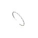 【 Full body titanium 】 Twisted plain ring INS style bracelet, minimalist and fashionable stainless steel bracelet_ipsvogv.com