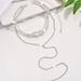 Double Layer Y-Shaped Metal Clavicle Chain - Trendy Layered Necklace For Women_ipsvogv.com
