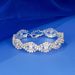 Bridal Rhinestone Crystal Necklace Earring Set Women's Prom Dress Accessories_ipsvogv.com