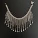 Novel teardrop shaped tassel headband, luxurious and shiny diamond filled headdress, hair accessories, bridal accessories_ipsvogv.com